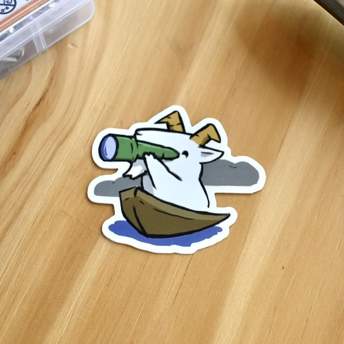 Monte Goat-lo Sticker 2.25"