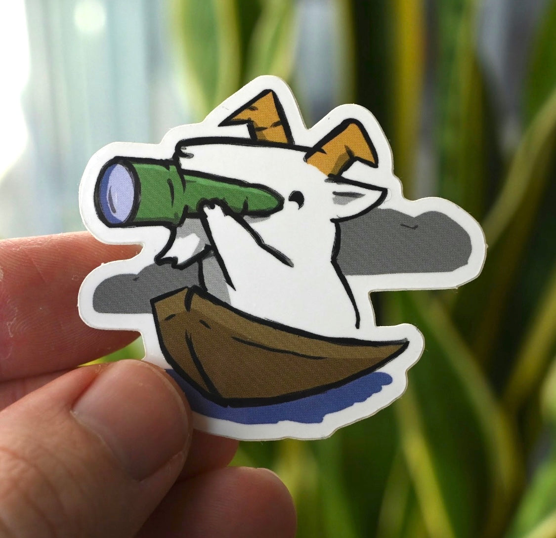 Monte Goat-lo Sticker 2.25"